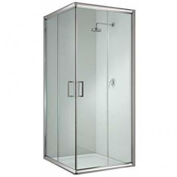 Mampara Deslizante Ducha 75x75cm Transparente Idralite