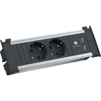 Ciabatta Bachmann KAPSA S 2 Prese Tipo 13 e USB