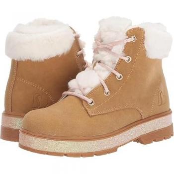 Stivali Skechers Street Glitz 310952L Marrone con Dettagli Oro Taglia 33