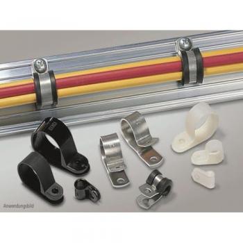 ALU11-AL-NA Saddle Clamp for Pipes and Cables (100 Units)