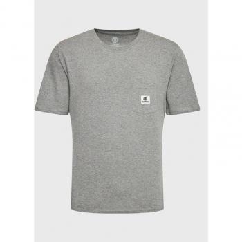 Maglietta Element Basic con etichetta, tasca, colore grigio, taglia regular, numero di serie ELYKT00116