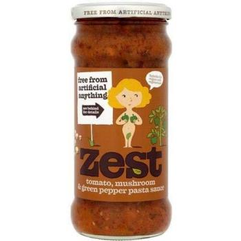 Zest Foods Tomato Mushroom & Green Pepper Pasta Sauce