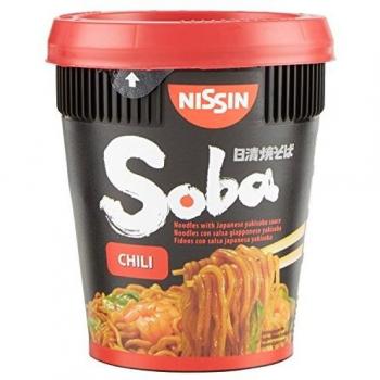 Nissin Soba con Salsa Yakisoba y Chile, 92 g