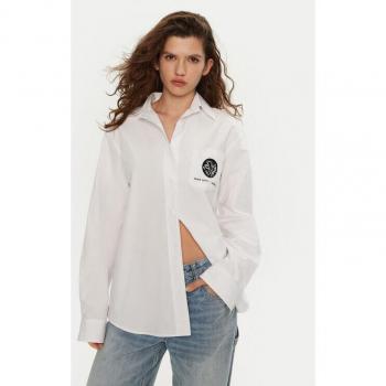 Miss Sixty Langarmhemd 6L3XJ2380000 Weiß Regular Fit