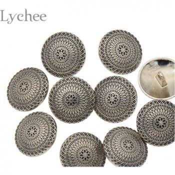 Boutons Ronds Fleuris – Kit Litchee Life (10)