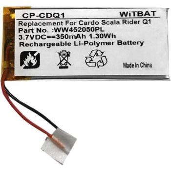 Batería de polímero de litio 3.7V para Cardo Q1 y Q3
