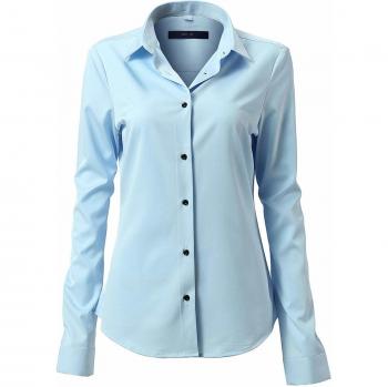 Chemise Femme Élégante Bureau Tunique Bleu 34