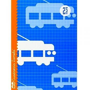 LIBRETA LAMELA CUADROVIA 2.5MM 4º PTDO 16G GRAPADA