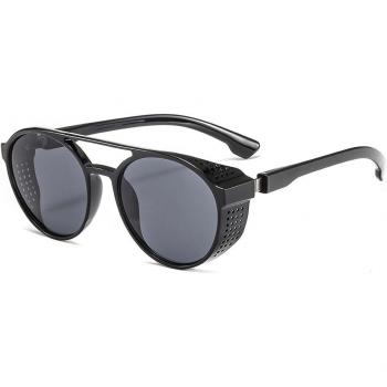 Flache Steampunk Fahren Brille