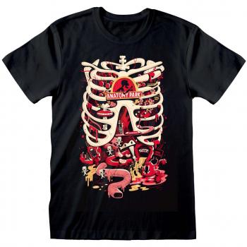 Rick and Morty Anatomy Park Black Front Print Shirt