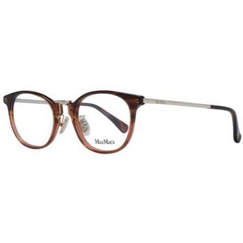 Max Mara Brown ONE SIZE Round Plastic Optical Frames for Female