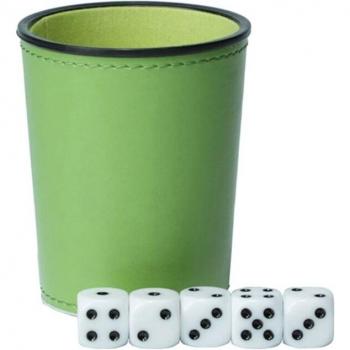 Leather Dice Cup for KTV and Board Games