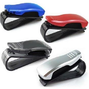 Clip universal para parasol, soporte de gafas y tarjetas de identificación