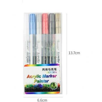 Acrylfarben Stift für Leinwand & Stoff 12/18