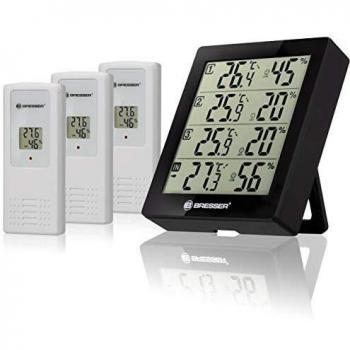 Bresser Temeo Hygro Quadro Thermo-hygrometer digital wireless blac 7000020CM3000