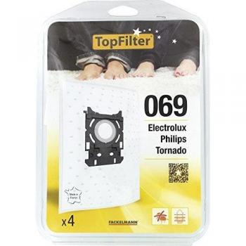 4 sacs aspirateur pour Electrolux, Philips et Tornado