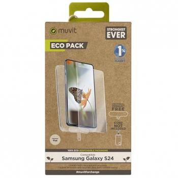 Funda Muvit For Change para Móvil + Protector de Pantalla para Galaxy S24