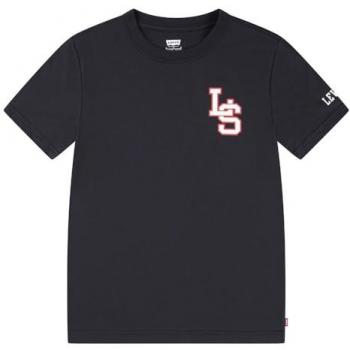 Jet Black Levi's Youth Monogram Tee (Age 16)