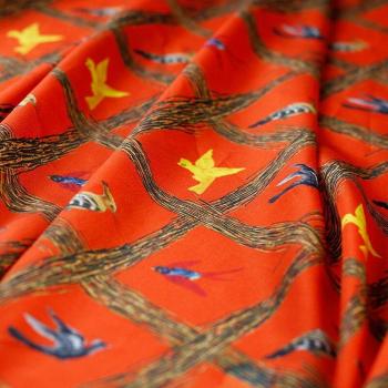 Silk Crepe de Chine with Digital Animal Print