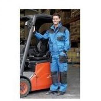 Pantalón industrial Juba 991 azul y negro talla XL