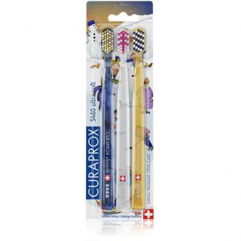 Curaprox Frostige Eleganz Zahnbürsten 5460 Ultra Soft 3er Pack