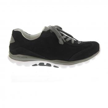Gabor Rollingsoft 39 – Schwarzer Nubuk Sneaker