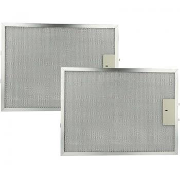 Pack double filtre anti‑graisse – Electrolux EFT 60100 W (94212270500) – Dimensions 38×28,3×0,9 cm, métal