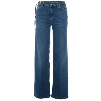 Blue Wide-Style Denim Jeans for Women – Liu Jo, 26W