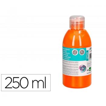 Líderpapel Pintura Acrílica Naranja – 250 ml