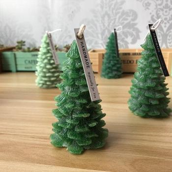 Große DIY 3D Weihnachten Baum Dekoration Silikon Kerzenform Handgemacht Harz Formen Werkzeug