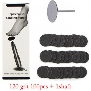 Hard Skin Removal Sandpaper Discs for Electric Foot File