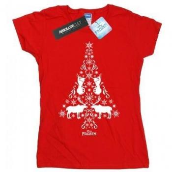 Icy Holiday Tree T-Shirt – Medium, White