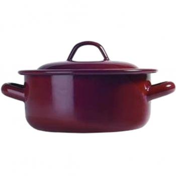 Cacerola Esmalte Marron de Alta Calidad