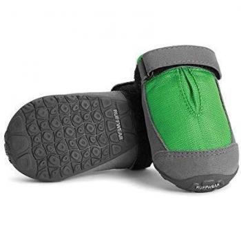 Ruffwear Hunde Schuhe für den Alltag, 2er Set, Wetterfest, Miniatur-Hunderassen, Größe: 38 mm, Meadow Green