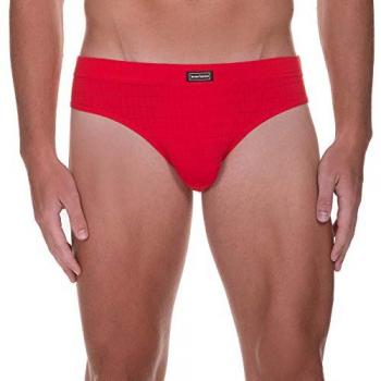 Sportslip Check Line 2.0 Herren Slip Rot Mikro-Polyamid