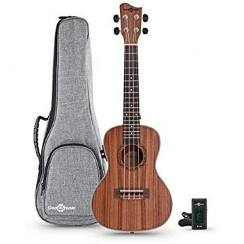 Gear4music: Koa Konzert-Elektro-Ukulele mit Akkumulator