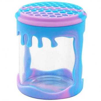 5Pcs 100ml Honeybee Jars with Non-Stick Silicone Tops