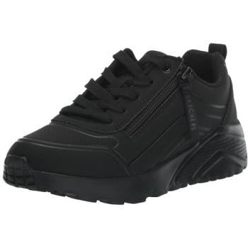 Skechers Sneaker Uno Lite Easy Zip Black Synthetic – Versione Trameggio Nera