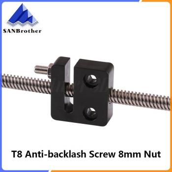 8mm T8 Anti-Backlash Nut and Screw Kit