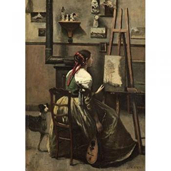 Puzzle 1000 Teile – Corots Atelier: Der Künstler, 1868