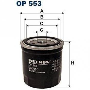 Filtron OP 553 Filtro de aceite para vehículos