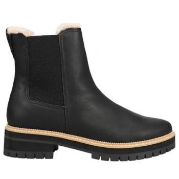 Toms Bennet Faux Fur Ankle Boot – Black – Women’s