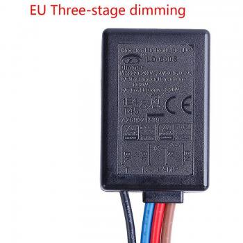 Switch Intégré Ld‑600S, Tactile, 3 Voies, Éteindre/Allumer, Noir