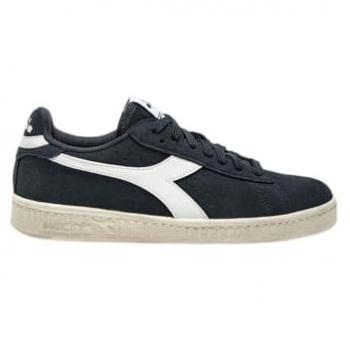 Diadora Game L Waxed Low Bleu Unisex-Schuhe
