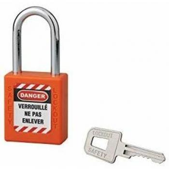 Cadenas de sécurité orange 40 mm Thirard