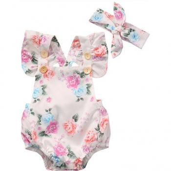Sunsuit Bebé Tropical Floral