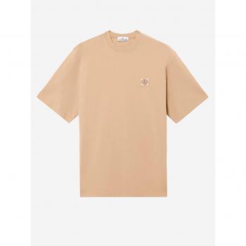 Stone Island Men’s Compass Biscuit Tee – Size 42/Regular