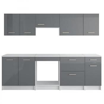 Cuisine complète avec plan de travail 240 cm