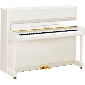 Yamaha P116 Silent Vertical, Versión Blanco Pulido