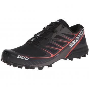 Salomon Unisex S-Lab Speed Traillaufschuhe, Schwarz (Black/Racing Red)